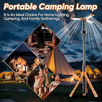 Amazon.com: 2025 Upgraded Portable Camping Light with Stand